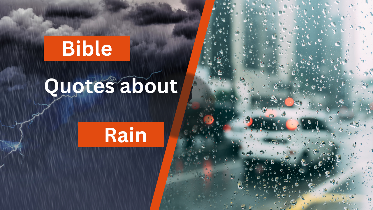 50+ Bible Quotes on Rain: God's Blessings from Heaven