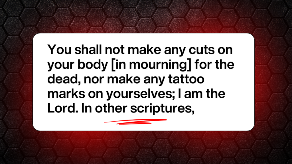 35+ Short Bible Quotes About Tattoos: What Does God Really Say?