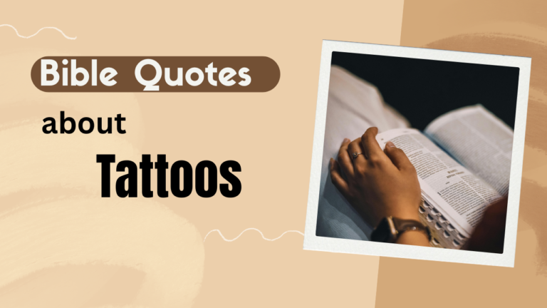 35+ Short Bible Quotes About Tattoos: What Does God Really Say?