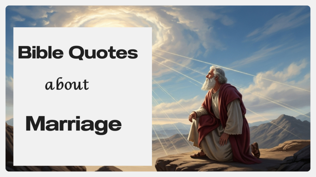 50+ Marriage Quotes from the Bible: Inspiring Verses for Your Union