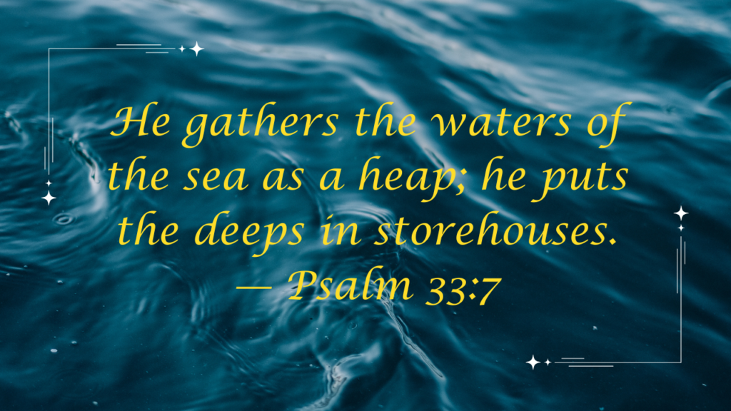 Short Bible Quotes About the Ocean Perfect for Instagram and Cards