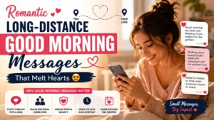 Romantic Long-Distance Good Morning Messages That Melt Hearts