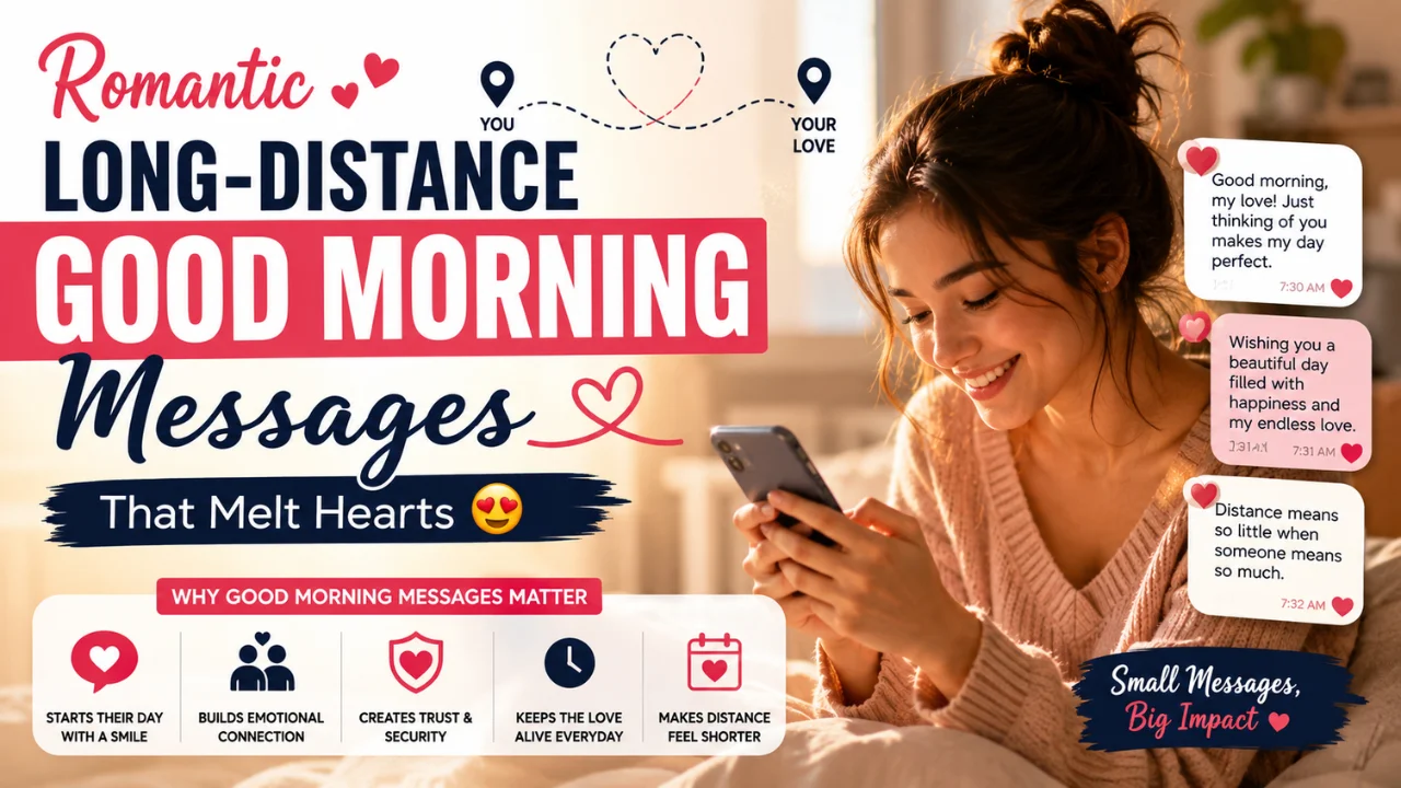 Romantic Long-Distance Good Morning Messages That Melt Hearts