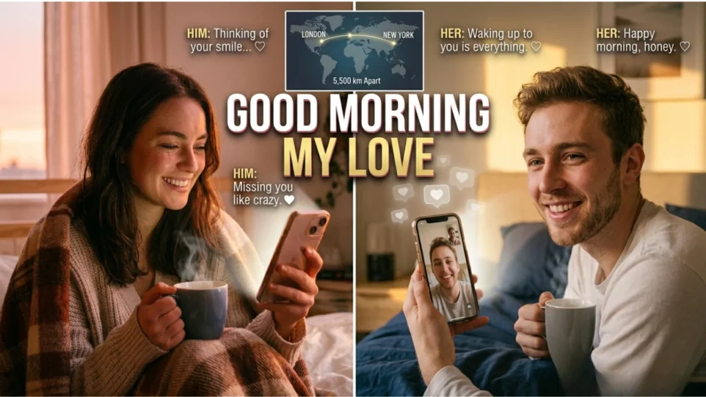 Romantic Good Morning Messages for Him — Long Distance Love That Hits Different